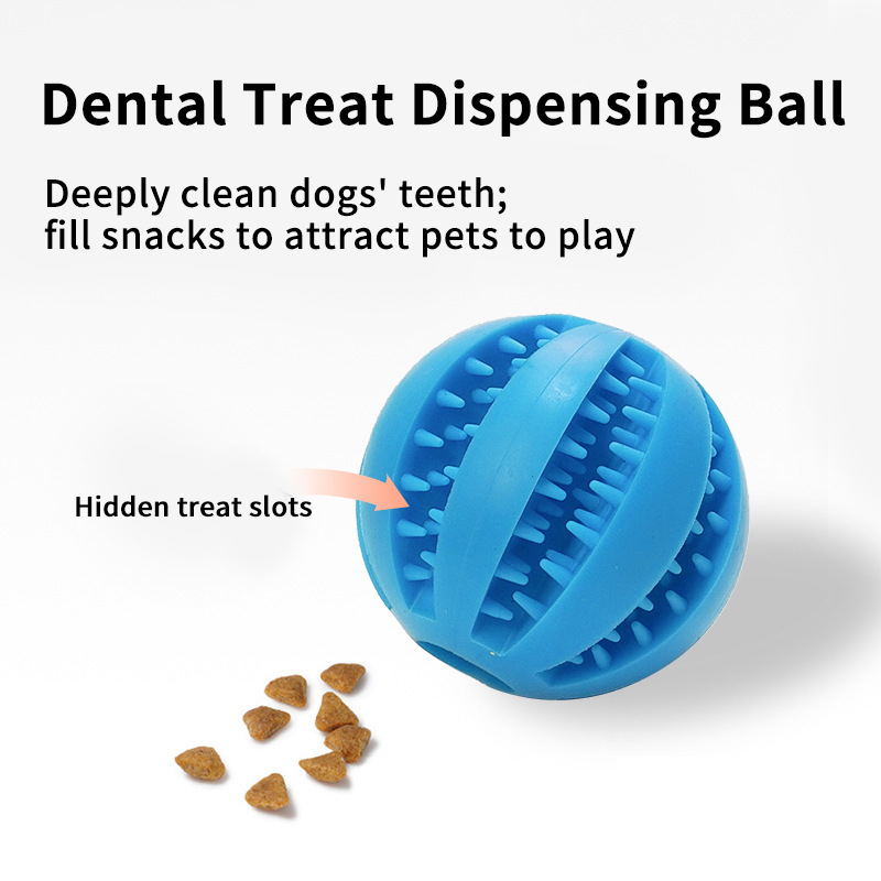 Watermelon TPR Treat Dispensing Ball, Pet Teeth Grinding Chew Toy for Dogs & Cats, Slow Feeder Enrichment Toy for Boredom Relief