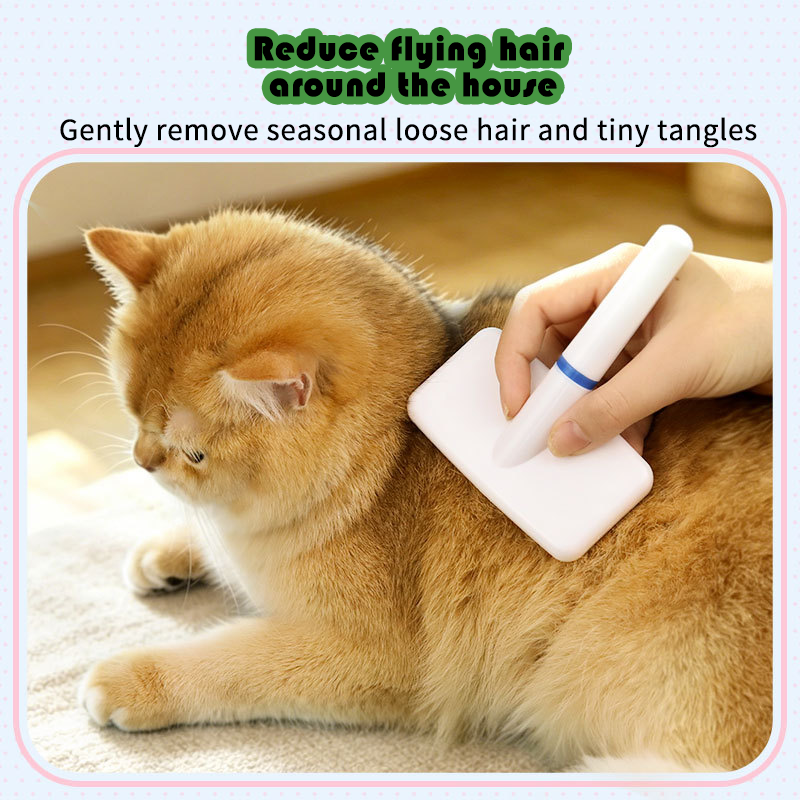 Steel Pin Pet Grooming Comb Gentle Hair Remover for Cats Small Dogs