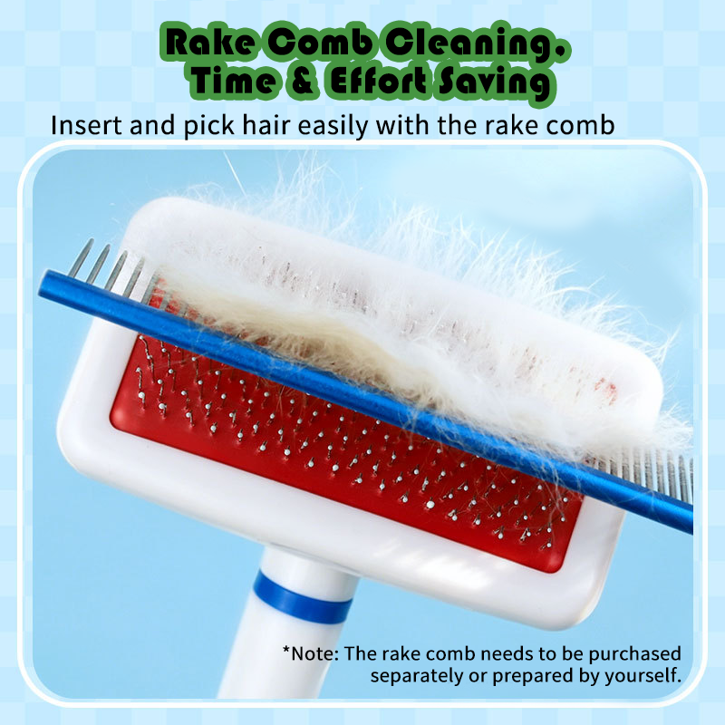 Steel Pin Pet Grooming Comb Gentle Hair Remover for Cats Small Dogs