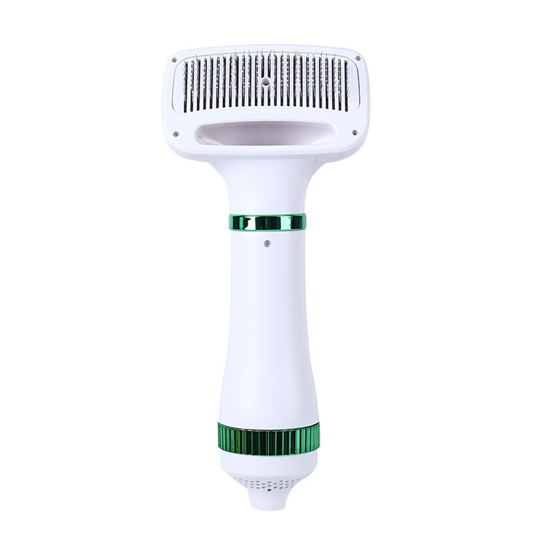 Pet Hair Dryer Brush 2-in-1 Hot Air Comb 300W Silent Fast Drying Dog Cat Grooming Brush 3 Speed Adjustable Floating Hair Remover 110-230V Multi-Plug EU US UK AU JP Plug