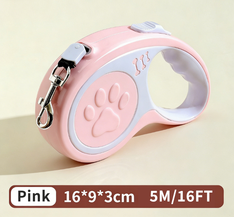 Retractable Dog Leash 16FT for Small Medium Dogs | U-Shaped Outlet 200LB Heavy Duty Nylon Rope