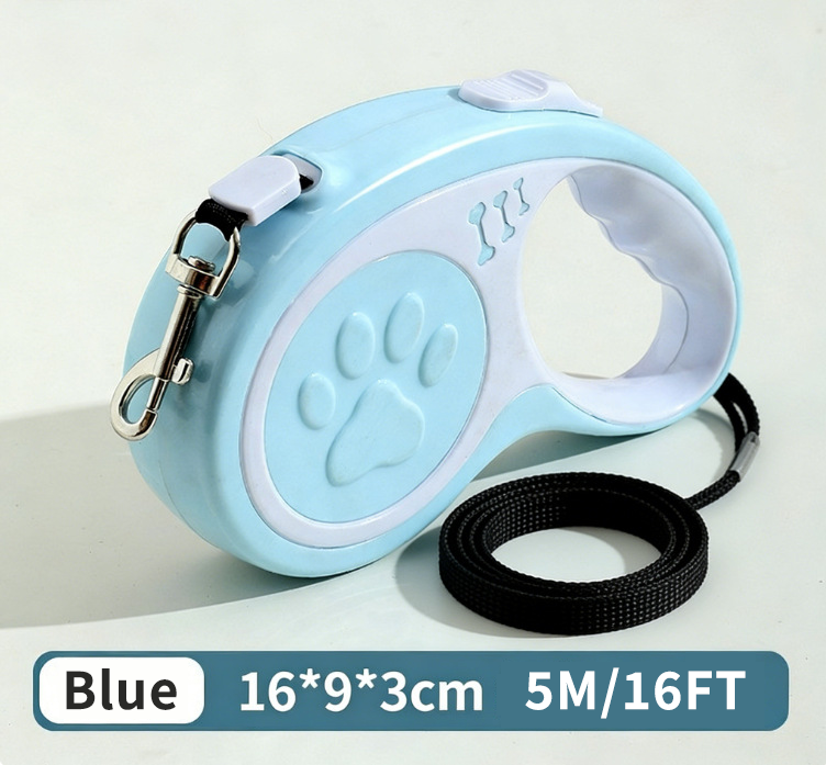 Retractable Dog Leash 16FT for Small Medium Dogs | U-Shaped Outlet 200LB Heavy Duty Nylon Rope