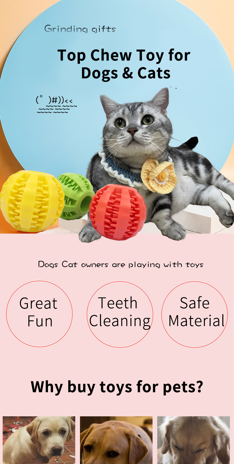 Watermelon TPR Treat Dispensing Ball, Pet Teeth Grinding Chew Toy for Dogs & Cats, Slow Feeder Enrichment Toy for Boredom Relief