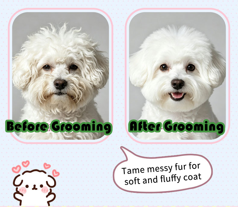 Steel Pin Pet Grooming Comb Gentle Hair Remover for Cats Small Dogs