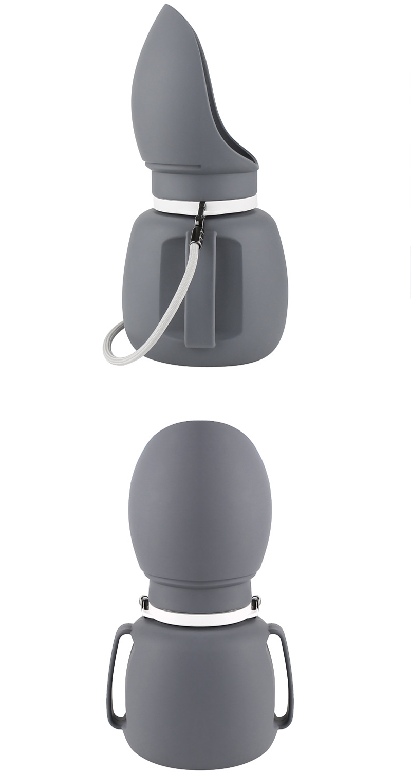 Foldable Silicone Pet Water Bottle | 800ml Leak Proof Portable Dog Water Dispenser for Outdoor Travel 