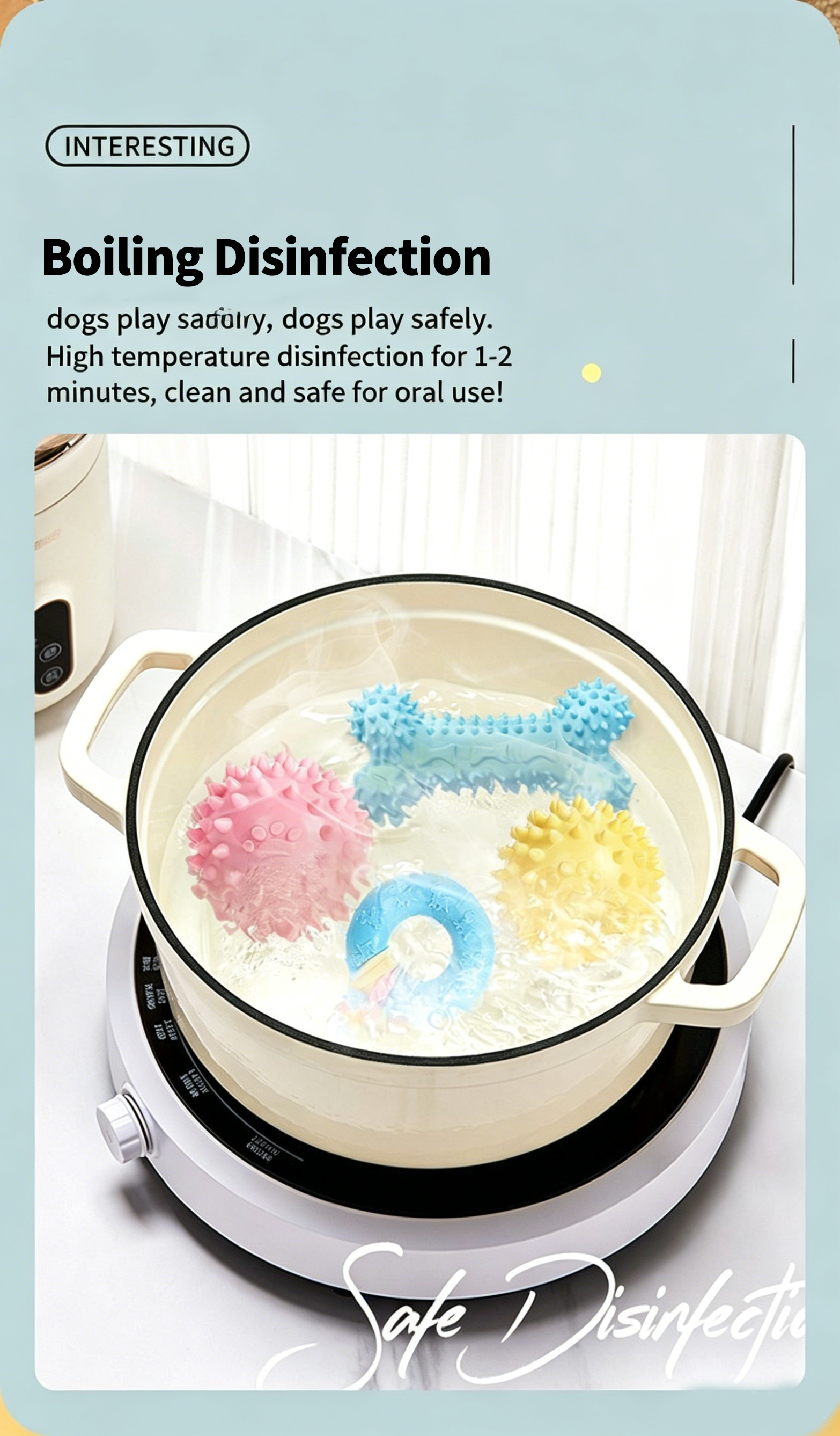 Dog TPR Chew Toys, Macaron Color Teething Sticks with Various Shapes, Bite Resistant Interactive Toys for Puppy Dental Care