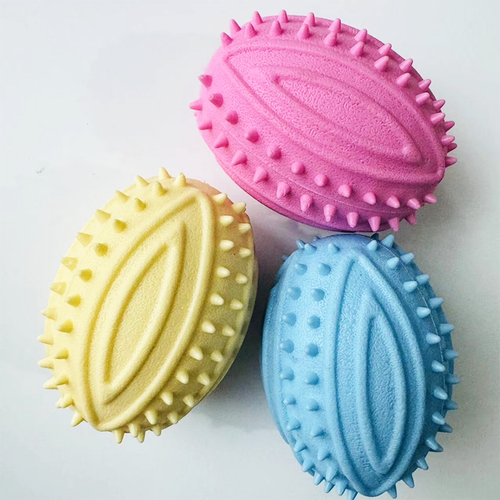 Dog TPR Chew Toys, Macaron Color Teething Sticks with Various Shapes, Bite Resistant Interactive Toys for Puppy Dental Care