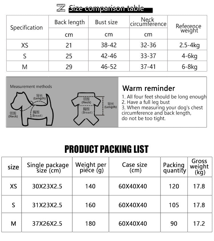 Anti-Bite Dog Vest, Reinforced Spike Protective Vest with Reflective Stripe for Small & Medium Dogs