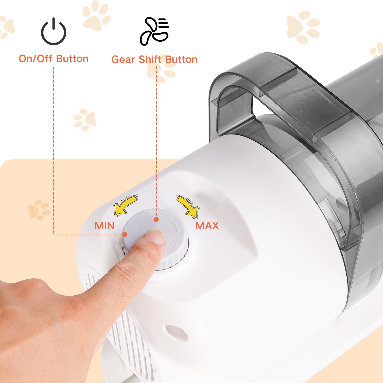 All-in-One Pet Grooming Vacuum Kit | Low Noise 99% Hair Suction with 12 Attachments