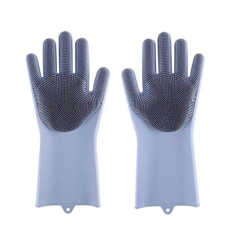 Thickened Silicone Pet Grooming Gloves 3000 Massage Bristles Dog Cat Bathing Brush Anti-Bite Anti-Scratch Hair Remover